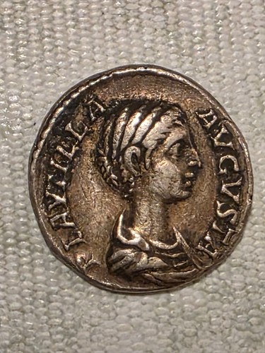 Plautilla augusta denario - plautilla, in
