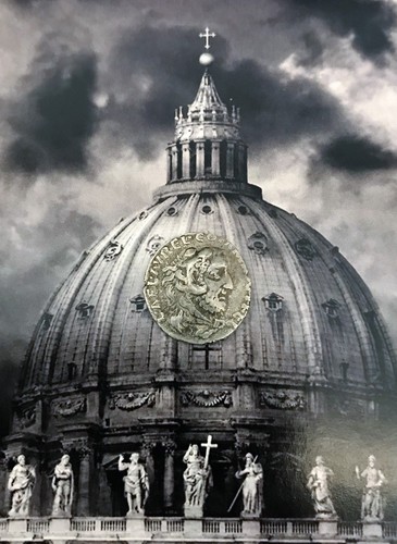 Numis denario commodo - -,