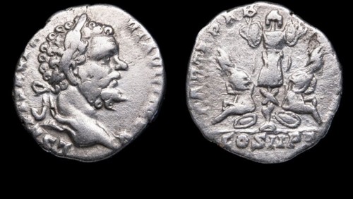 Moneta antica romana - , (denario