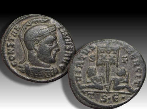 Costantino moneta romana - i,,