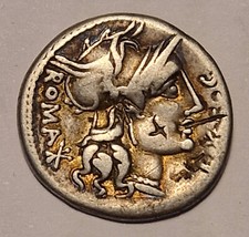 Gens Sergia, denario, 116-115