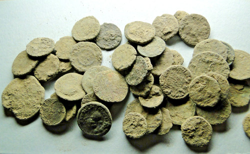 Cinque monete antiche - cinque, (5)