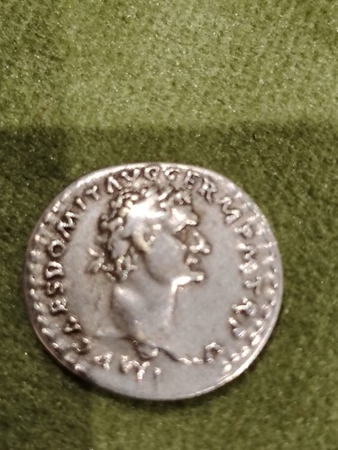 Moneta romana antica argento