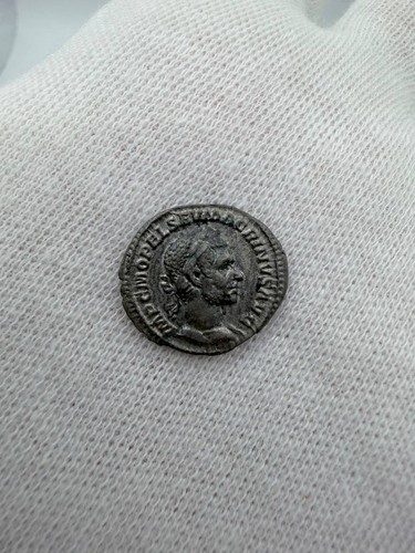 Raro denario di macrino - di,