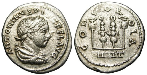 Scarso elagabalus denarius - scarso, ar