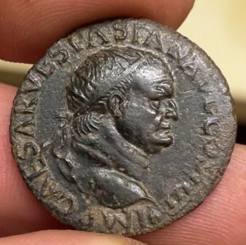 Moneta antica romana dupondio - moneta,