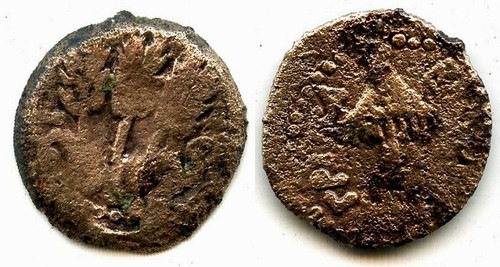 Prutah bronzo bacilewc - in,