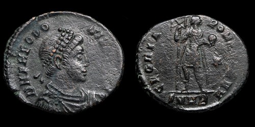 Teodosio follis gloria - teodosio, i
