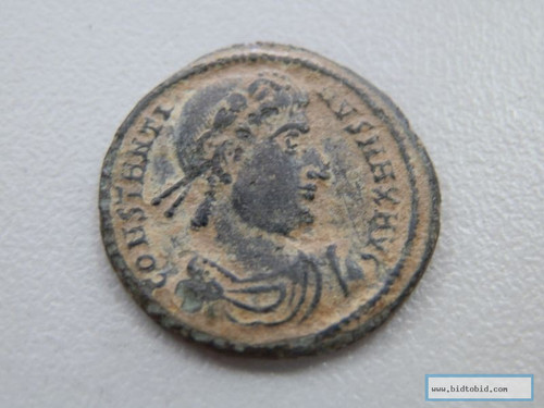 Moneta romana costantino magno - moneta,