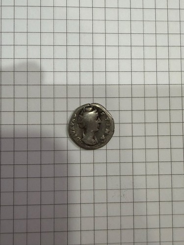 Denario romano faustina - romano, i