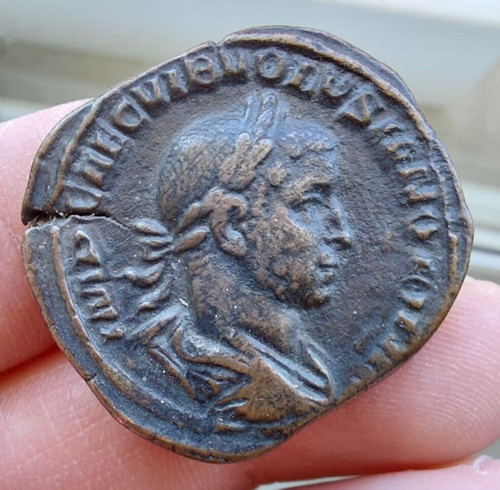 Volusiano sesterzio concordia - sesterzio,
