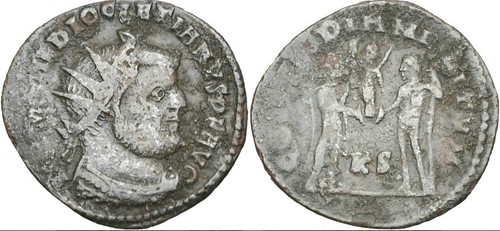 Follis billon imperatore - follis, in