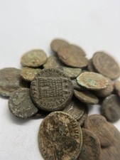 5x Monete Antiche Miste Patina